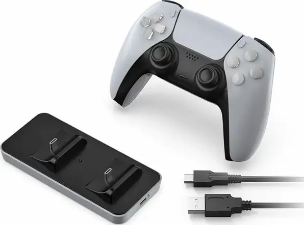 STALAK ZA PS5 S DUAL DOCK PUNJAČEM ZA PS5 KONTROLERE DOBE TP5-0591 CRNI - Slika 2