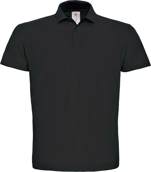 Majica kratki rukavi polo B&C ID.001 180g crna 3XL