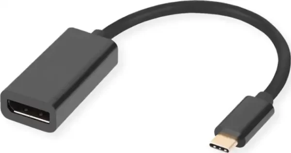 STANDARD USB-C - DisplayPort (M/F) adapter, v1.2, 4K/60Hz, 0.2m