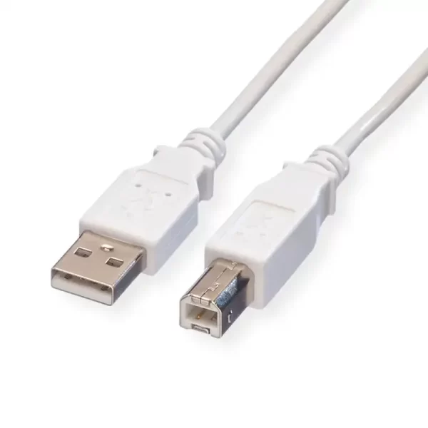 Roline VALUE USB2.0 kabel TIP A-B M/M, 0.8m, bijeli