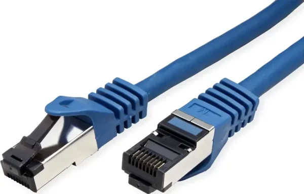 Roline VALUE S/FTP mrežni kabel Cat.8 (Class I), LSOH, stranded, 1.0m, plavi