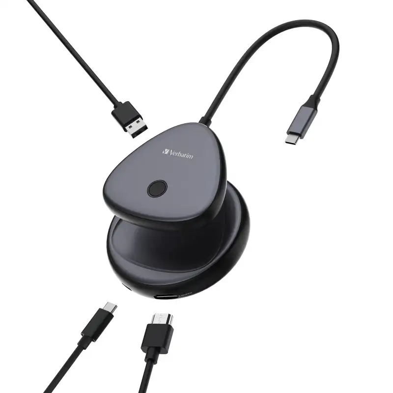 Verbatim Share My Screen USB-C Wireless Display Adapter 4K with Hub WDA-02 - Slika 3
