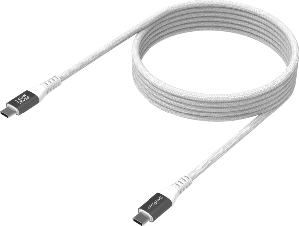 Creative kabel USB-C na USB-C 140 W, PD 3.1, 2 m, bijeli