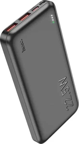 Prijenosna vanjska baterija (powerbank) Hoco 10000 mAh QC PD 3A 22,5W J101, crni