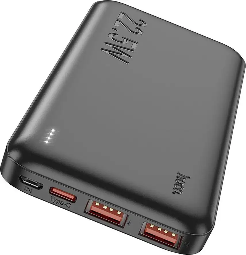 Prijenosna vanjska baterija (powerbank) Hoco 10000 mAh QC PD 3A 22,5W J101, crni - Slika 2
