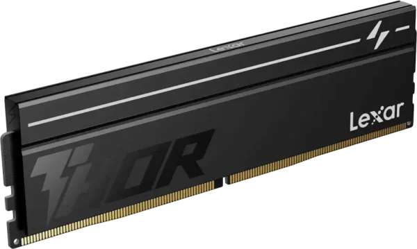 Lexar THOR 2.0 8GB DDR5 6000 CL38 1.3V Memory with heatsink, Single pack, Black Color, LD5U08G60C380V-RGS