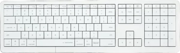 CLEVETURA CLVX 1 Touch-On-Keys AI Wireless Keyboard, ANSI US Mac layout, Scissor Switches, Aluminum Chassis, Interactive RGB, Mac/iPad/AppleTV/PC support, CL20RA12NW0US