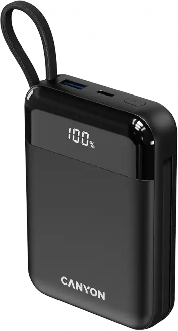 CANYON power bank OnPower 104 10000mAh Black, CNS-CPB104B - Slika 3
