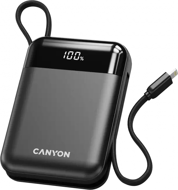 CANYON power bank OnPower 104 10000mAh Black, CNS-CPB104B - Slika 2