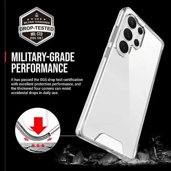 MM TPU SAM GALAXY S26 ULTRA - DROP-PROOF LIGHT clear