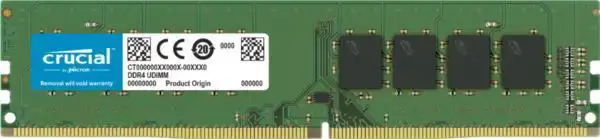 Crucial 32 GB DDR4 UDIMM 3200 | Bulk, CT32G4DFD832AT
