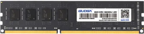 Gudga 8 GB DDR3 1600, UDIMM