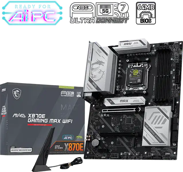 MBO AM5 MSI MAG X870E GAMING MAX WIFI