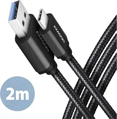 CC USB CM 3.1Gen1 USB AM, 2m, Crna, BUCM3-AM20AB, AXA, BUCM3-AM20AB