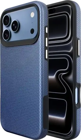 MM TPU IPHONE 18 PRO/17 PRO - DROP-PROOF HARD DOUBLE Blue