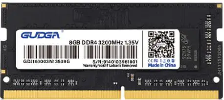 Gudga 8 GB DDR4 2666, SODIMM, DDR4-8G-NB