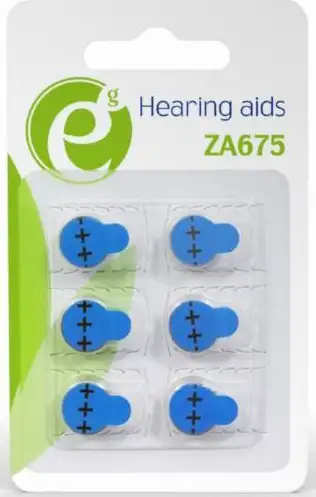 Gembird Button cell ZA675, 6-pack