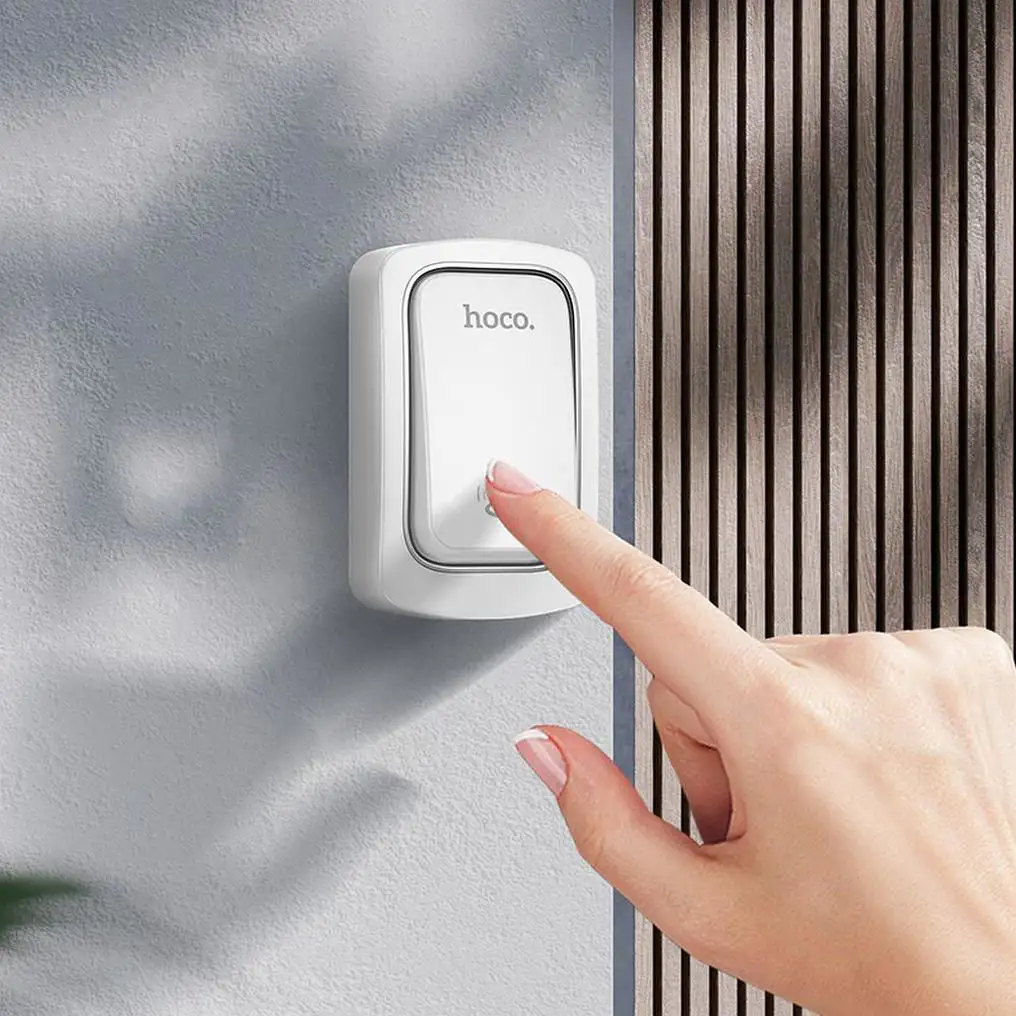 Bežično kućno zvono Hoco HI26, 230 V, bijele boje - Slika 3