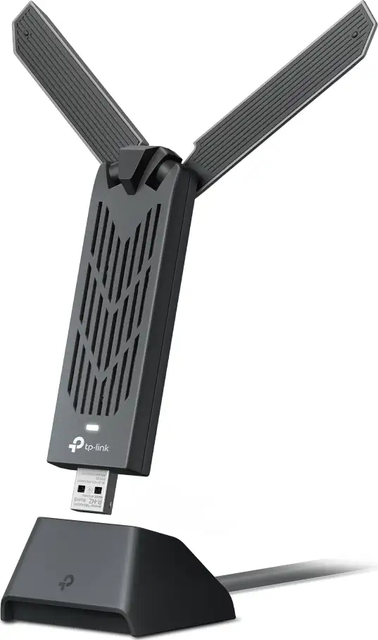 TP-Link Archer TBE400UH BE6500 Wi-Fi 7 trofrekvencijski USB 3.0 WiFi adapter s antenama visokog pojačanja