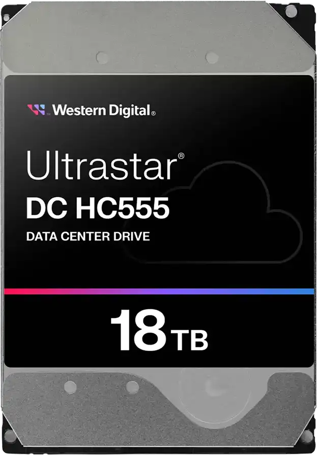 HDD Server WD/HGST ULTRASTAR DC HC555 (3.5’’, 18TB, 512MB, 7200RPM, SATA 6Gb/s, 512E SE NP3) SKU: 0B48723, WUH722018CLE6L4