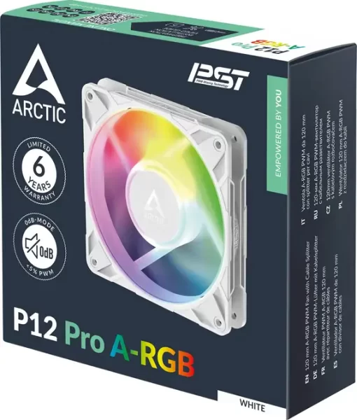 Arctic P12 Pro A-RGB (white)