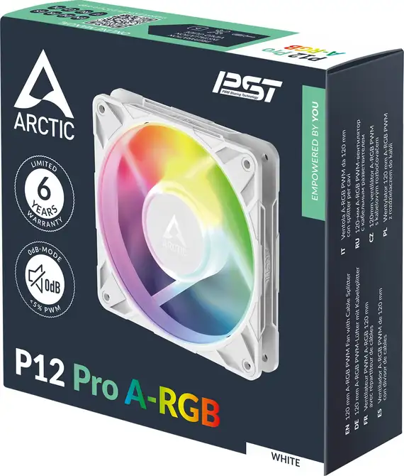 Arctic P12 Pro A-RGB (white)