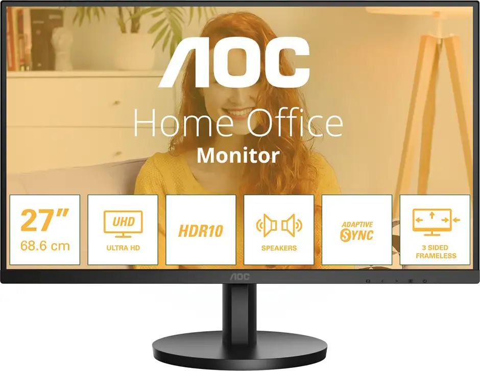 AOC U27B3A 27", 2xHDMI, DP, 4K, zvuč., U27B3A