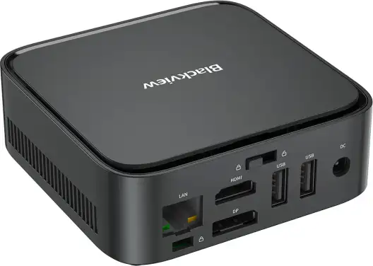 BLACKVIEW MP50 Mini PC, AMD Ryzen 7 3700U, Radeon Vega, 16GB DDR4, 512GB M.2 NVMe SSD