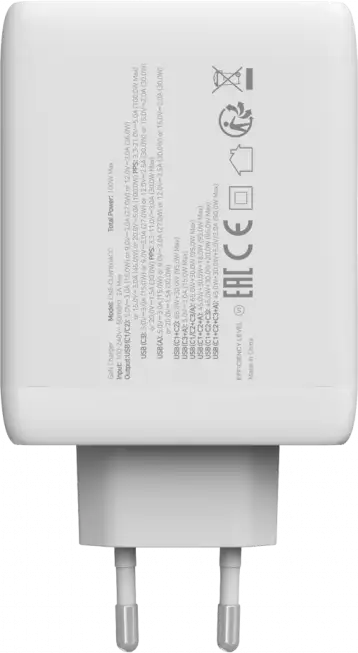 CANYON charger CU100ACC GaN 100W 3xPD 1xQC EU White, CNS-CUW100ACC - Slika 2