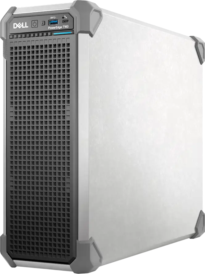 DELL EMC PowerEdge T160, 3x3.5",2x2.5", Intel Xeon 6 Performance 6315P 2.8G, 4C/4T, 12M Cache, DDR5, 16GB UDIMM 5600MT/s, 2TB Hard Drive SATA 6Gbps, PROMO_T160_SPL1-1035540840-09