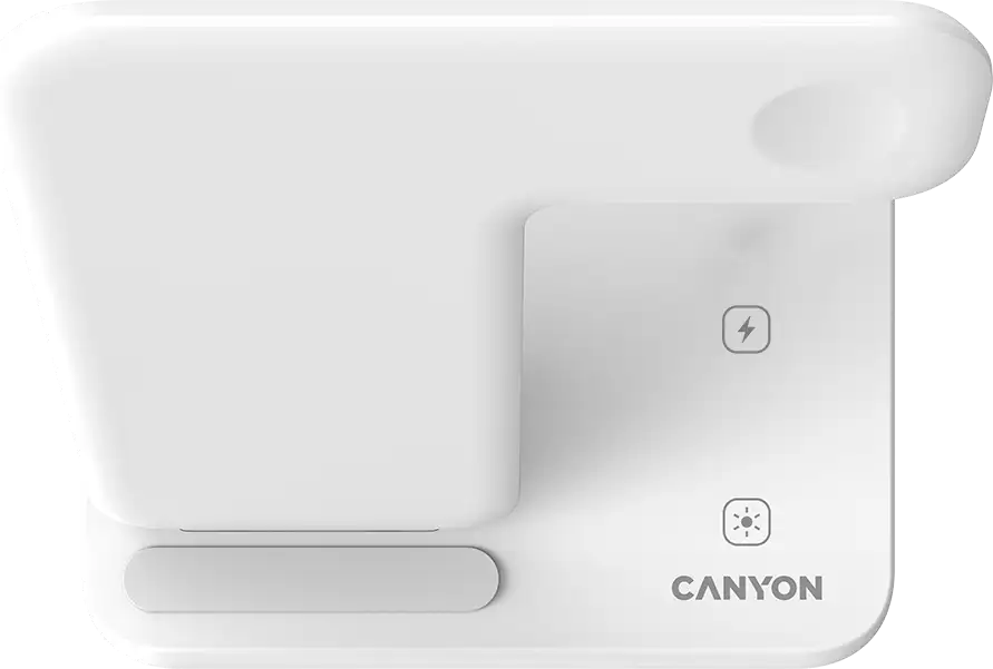 CANYON wireless charger WS-303 15W 3in1 White, CNS-WCS303W - Slika 2