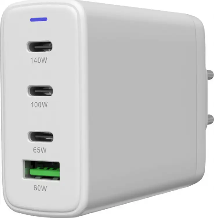 CANYON charger CU140ACC GaN 150W 3xPD 1xQC EU White, CNS-CUW140ACC
