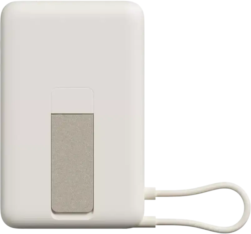 Prijenosna baterija sa staklom Xiaomi Magnetic Power Bank 10000 mAh with Built-in Stand, ljubičasta, bež - Slika 2