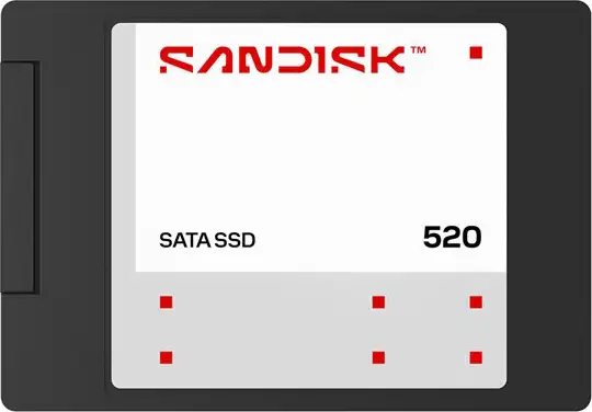 SANDISK 520 SATA III SSD 500GB 2.5inch SDSS51500GAB-000G0