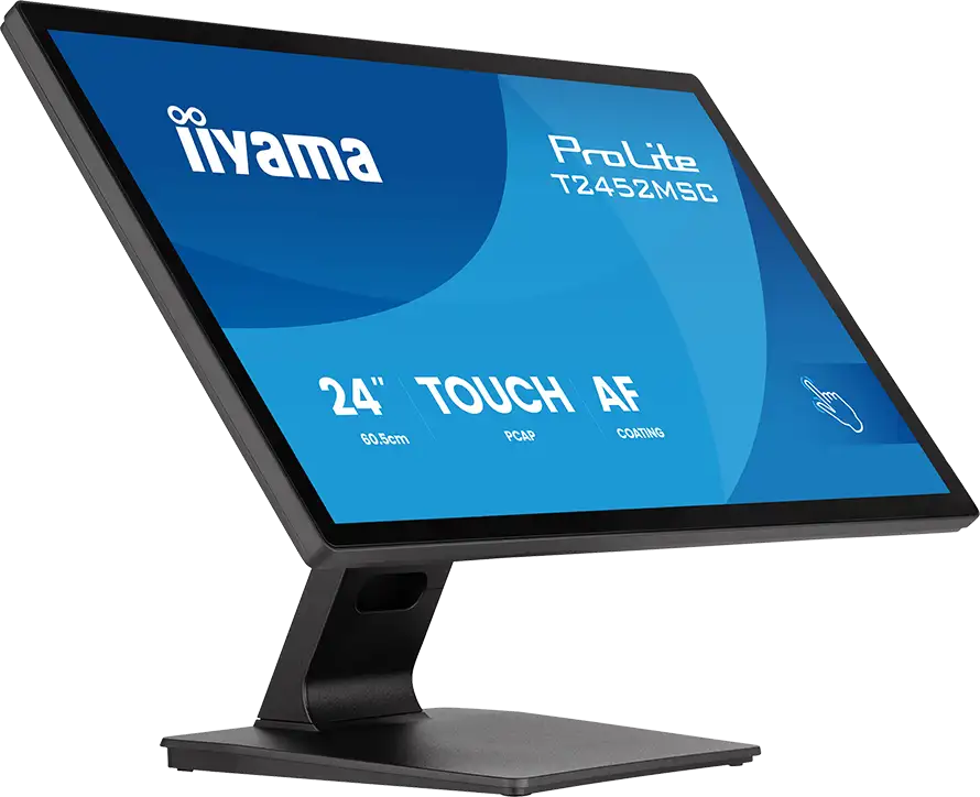 IIYAMA 24" T2452MSC-B2 Touchscreen FHD (1920x1080) IPS, 16:9, 120Hz, 400 cd/m2, 1300:1, 5ms, HDMI, DP, USB 3.2x2, TILT, zvučnici - Slika 3