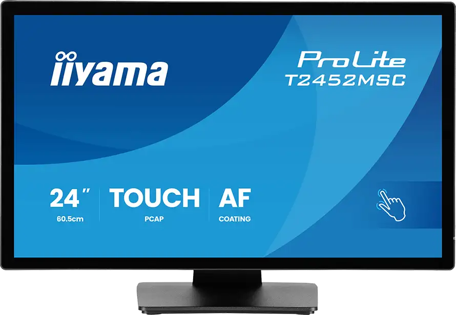 IIYAMA 24" T2452MSC-B2 Touchscreen FHD (1920x1080) IPS, 16:9, 120Hz, 400 cd/m2, 1300:1, 5ms, HDMI, DP, USB 3.2x2, TILT, zvučnici - Slika 4