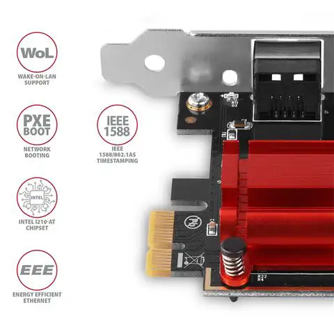 AXAGON PCEE-GIX PCIE GIGABIT ETHERNET, PCEE-GIX - Slika 3